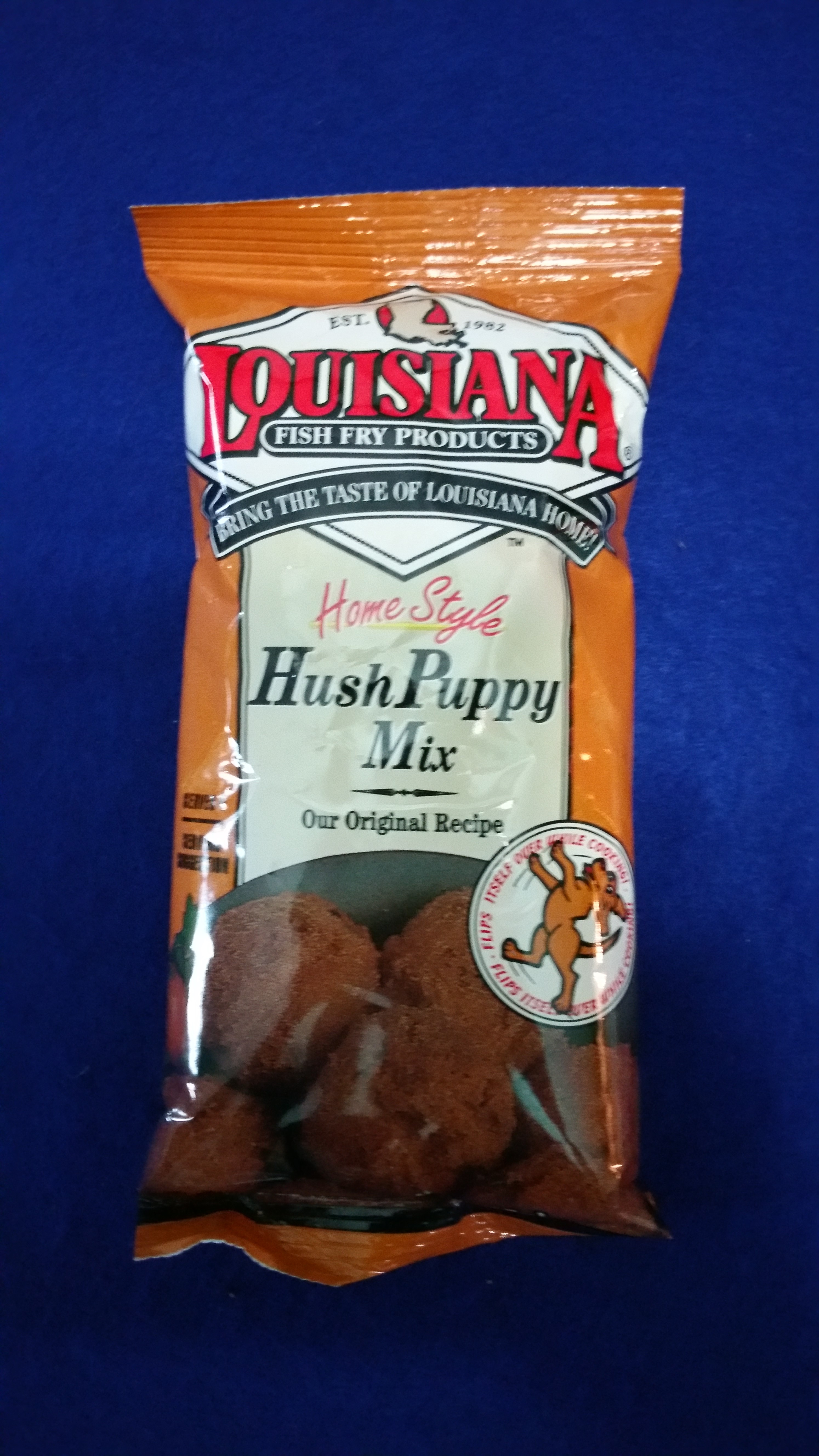 Louisiana Fish Fry Hush Puppy Seasoned Cornmeal Mix 7.5 oz - Pack of 3 -  790492573129