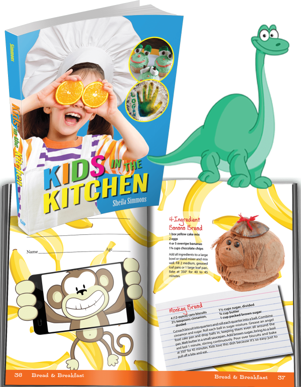Get kids involved in the kitchen with this fun cookbook